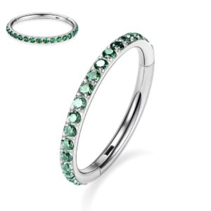 Elegant 316L Surgical Steel Nose Ring Hoop for Women – Luxury Minimalist Cartilage, Conch & Septum Jewelry | Hypoallergenic | 8mm–10mm Perfect Fit | Timeless Gift for Mom & Her