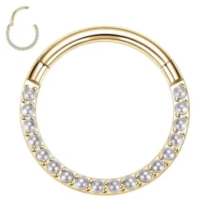 Mom Gift 18G Nose Ring Hoop Conch Piercing Jewelry 316L Surgical Steel Cartilage Earring Conch Hoop Earring Septum Jewelry USA Made