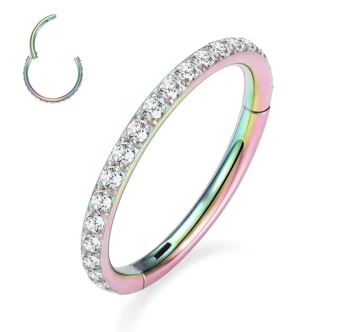 Nose Rings with Cubic Zirconia Stone Best Gift for Women - Image 5