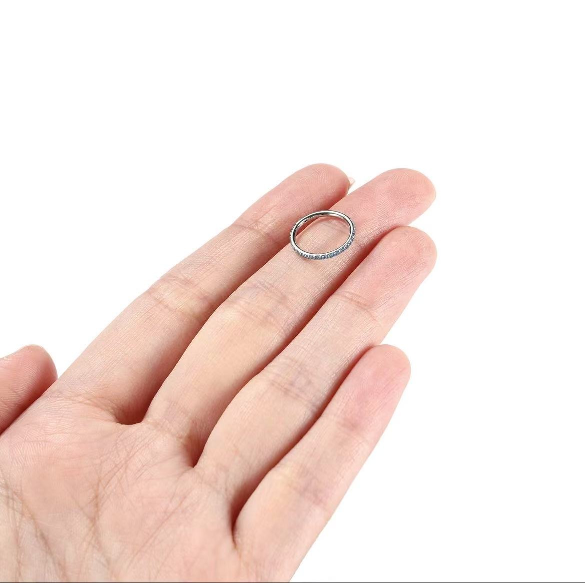 Elegant 316L Surgical Steel Nose Ring Hoop for Women – Luxury Minimalist Cartilage, Conch & Septum Jewelry | Hypoallergenic | 8mm–10mm Perfect Fit | Timeless Gift for Mom & Her - Image 7