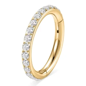 Nose Rings with Cubic Zirconia Stone Best Gift for Women