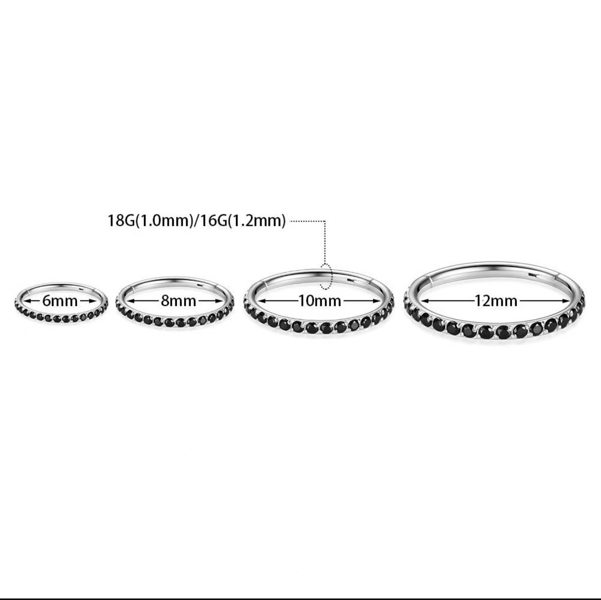 Elegant 316L Surgical Steel Nose Ring Hoop for Women – Luxury Minimalist Cartilage, Conch & Septum Jewelry | Hypoallergenic | 8mm–10mm Perfect Fit | Timeless Gift for Mom & Her - Image 10