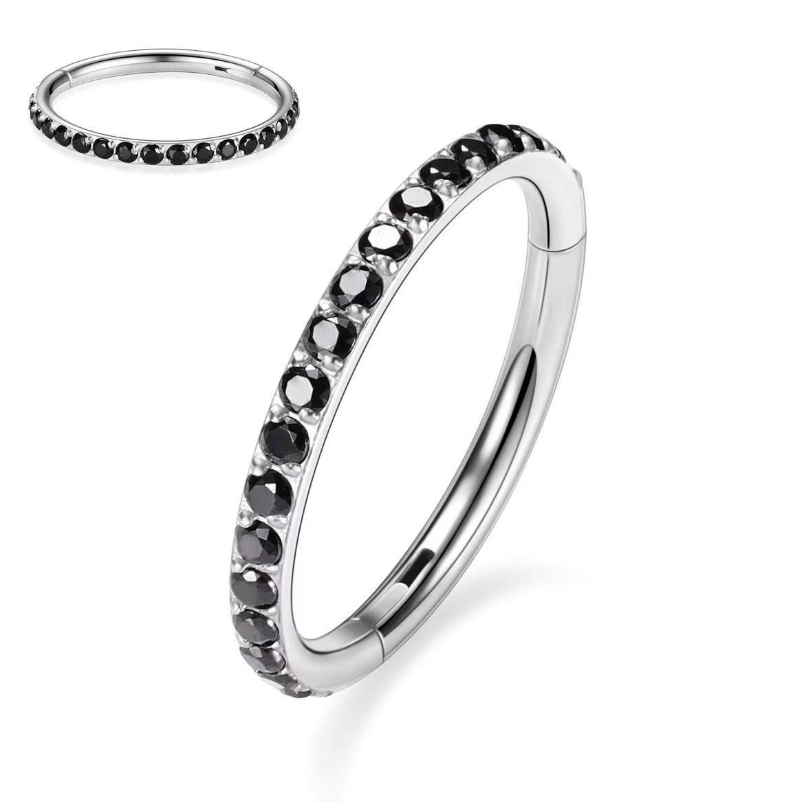 Elegant 316L Surgical Steel Nose Ring Hoop for Women – Luxury Minimalist Cartilage, Conch & Septum Jewelry | Hypoallergenic | 8mm–10mm Perfect Fit | Timeless Gift for Mom & Her - Image 6