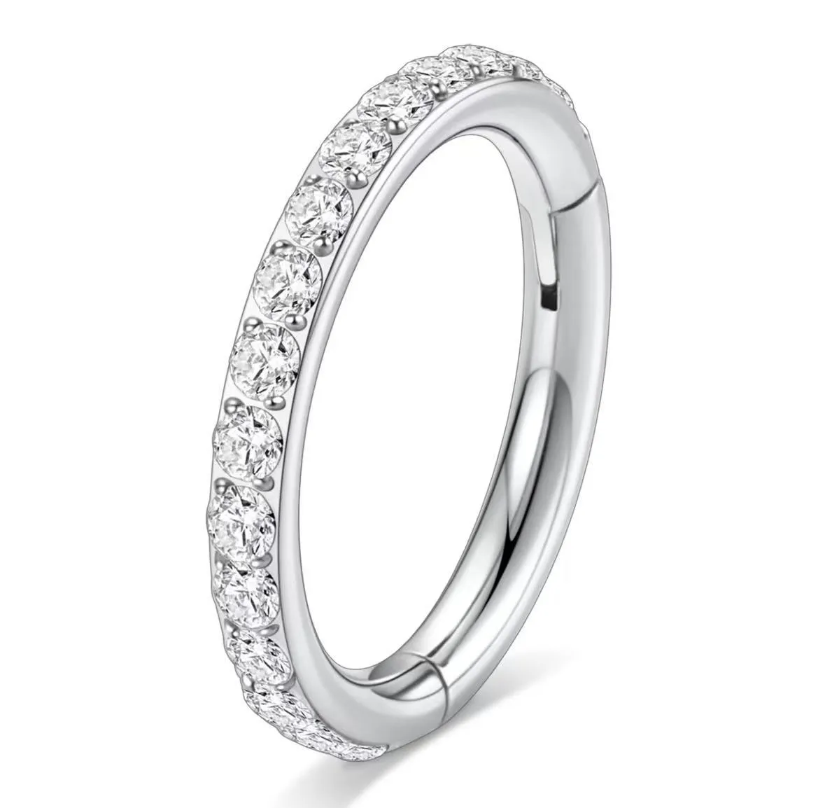 Nose Rings with Cubic Zirconia Stone Best Gift for Women - Image 3