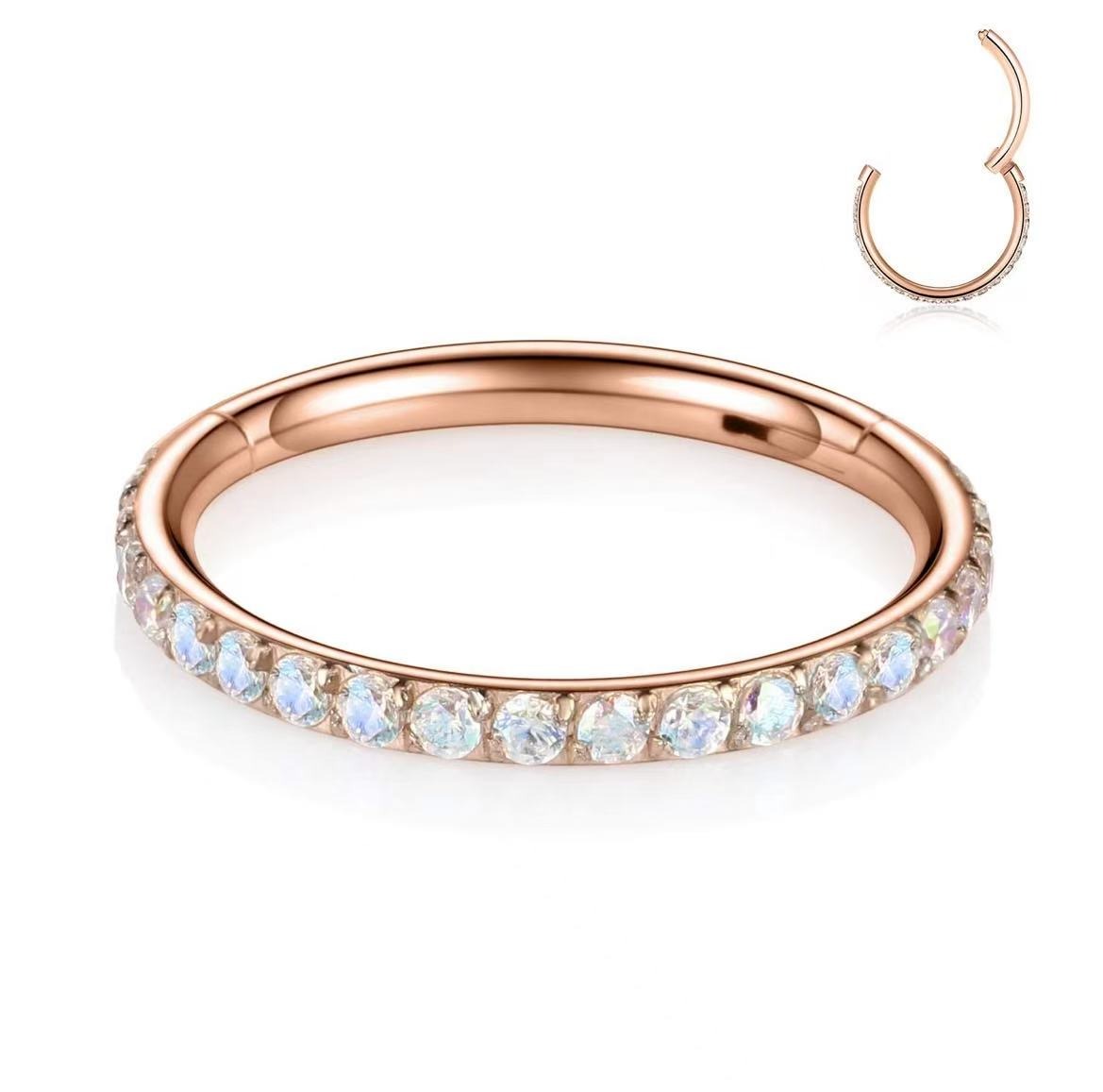 Gift 20G 18G 16G 12G Nose Ring Hoop Conch Rook Daith Helix Tragus Piercing Jewelry 316L Surgical Steel Cartilage Earring Conch Hoop Earring Septum Jewelry Belly Lip Ring 5mm to 14mm USA Made - Image 3